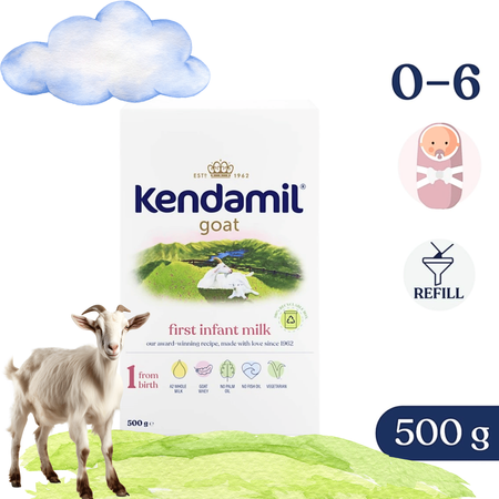 Kendamil 1 DHA+ mleko kozie początkowe dla niemowląt 500g