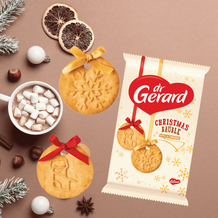 Bombki ciastka świąteczne cynamon Boże Narodzenie Dr Gerard 157g