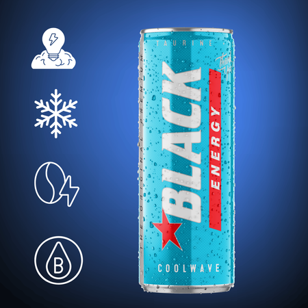 BLACK  BLACK COOL WAVE PUSZ. 250ML