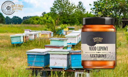 Miód Lipowy naturalny premium z polskiej pasieki Specjały Galicyjskie 400g