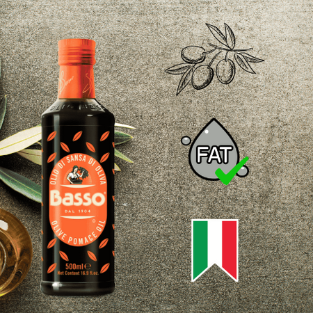 Oliwa z oliwek Sansa do smażenia i gotowania włoska Basso 500ml