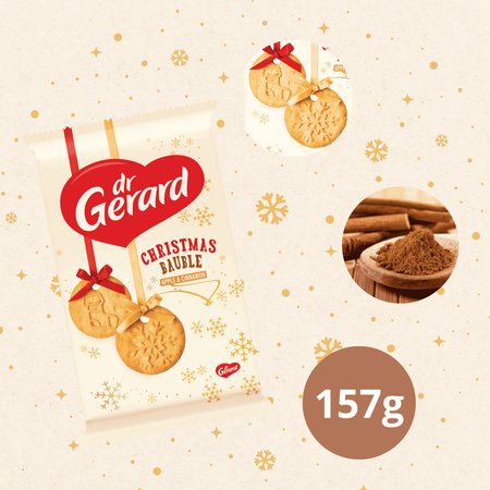 Bombki ciastka świąteczne cynamon Boże Narodzenie Dr Gerard 157g