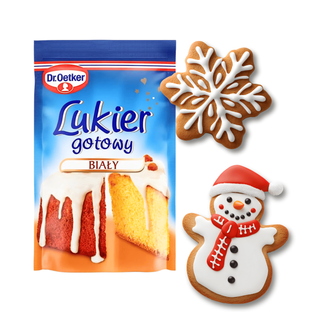 Dr Oetker lukier biały gotowy do pierników i wypieków świątecznych 100g