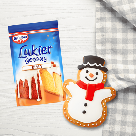 Dr Oetker lukier biały gotowy do pierników i wypieków świątecznych 100g
