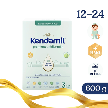 Kendamil 3 Premium DHA+ mleko następne po 12. miesiącu 600g