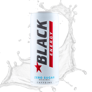 Black Energy Zero Sugar energetyk bez cukru energy drink puszka 250ml