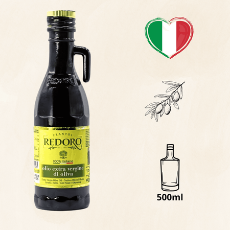 Oliwa z oliwek extra virgin 100% włoska jakość premium Redoro 500ml