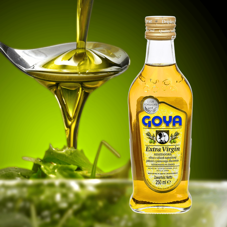 Oliwa z Oliwek Extra Virgin Szklana Butelka Hiszpania GOYA 250ml