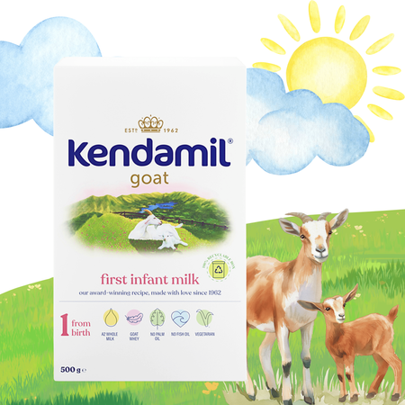 Kendamil 1 DHA+ mleko kozie początkowe dla niemowląt 500g