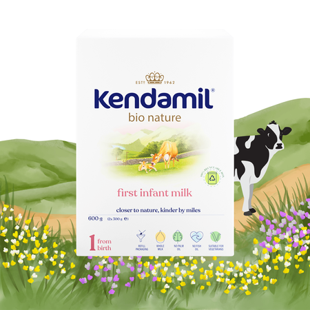 Kendamil Bio Nature 1HMO+ mleko początkowe dla niemowląt 600g