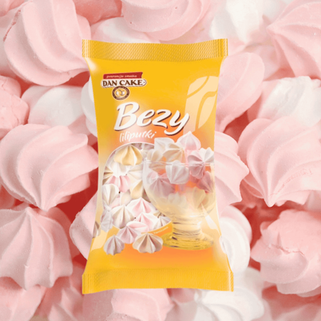 Bezy Liliputki puszyste bezy do deserów i wypieków Dan Cake 100g