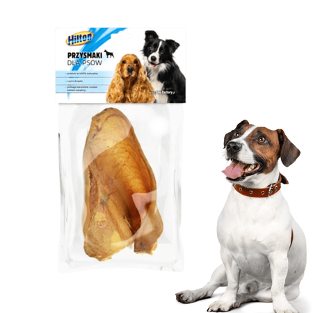 Przysmak gryzak dla psa naturalne ucho wieprzowe wędzone Hilton 1szt 26g