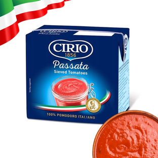 Passata Brick włoski przecier pomidorowy w kartoniku Cirio Castelli 500g