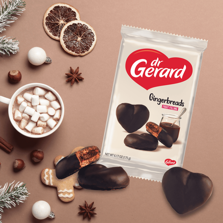 Pierniki z owocowym nadzieniem świąteczne Dr Gerard 175g