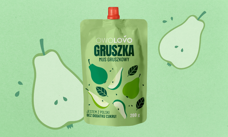 OWOLOVO Mus gruszkowy Gruszka 200g