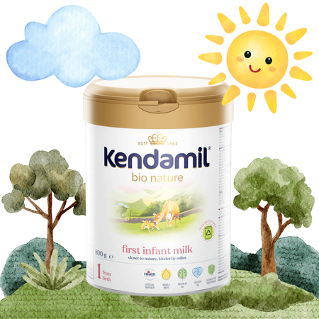 Kendamil Bio Nature 1 DHA+ mleko początkowe dla niemowląt 800g