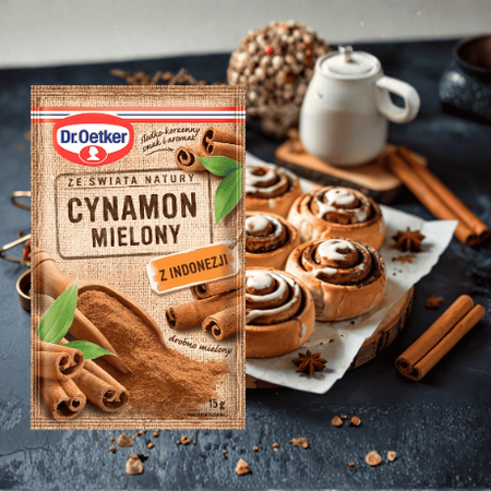 Dr Oetker Cynamon mielony przyprawa do świątecznych wypieków 15g