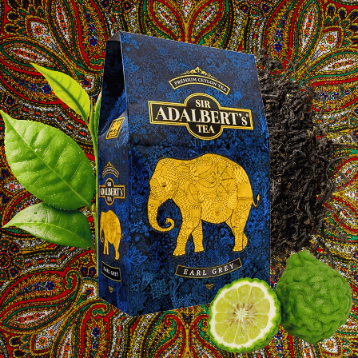 Adalbert’s Earl Grey liściasta czarna herbata cejlońska z bergamotką 100g