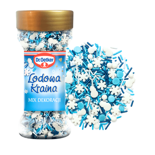 Dr Oetker Lodowa Kraina mix dekoracji świątecznych cukrowych 48g