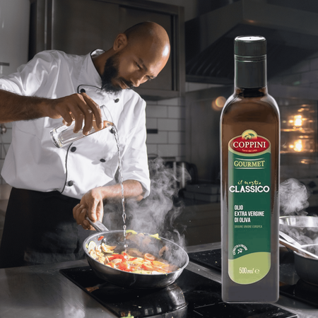 Oliwa Extra Vergine delikatna i uniwersalna włoska Coppini Classico 500ml