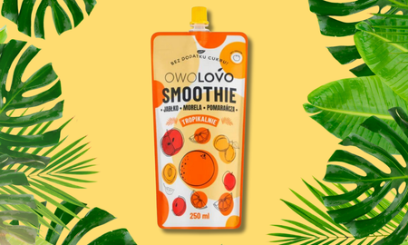 OWOLOVO Smoothie jabłko morela pomarańcza 250ml
