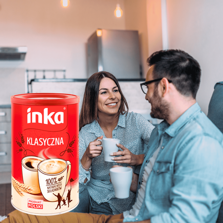 Kawa Zbożowa rozpuszczalna klasyczna bez kofeiny INKA 200g
