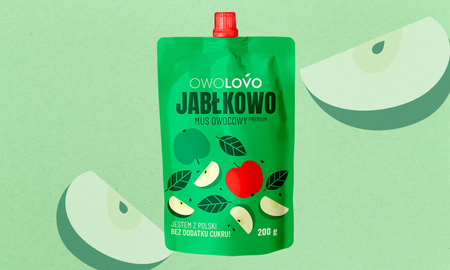 OWOLOVO Mus jabłkowy Jabłkowo 200g