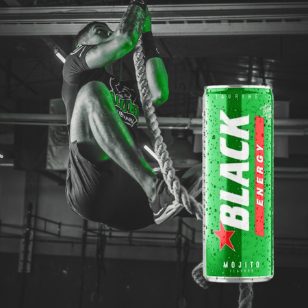 Black Energy Mojito energetyzujący napój gazowany energy drink 250 ml