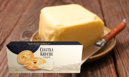 Ciastka Kruche z masłem domowe tradycyjne Specjały Galicyjskie 130g