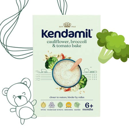Kendamil mleczna kaszka brokułowa od 6. miesiąca bezglutenowa 150g