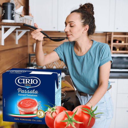 Passata Brick włoski przecier pomidorowy w kartoniku Cirio Castelli 500g