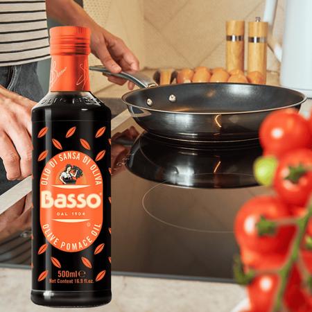 Oliwa z oliwek Sansa do smażenia i gotowania włoska Basso 500ml