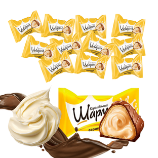 Wafelki śmietankowe praliny w mlecznej polewie czekoladowej ABK XXL 2,2kg