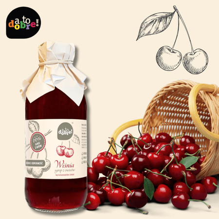 Syrop z wiśni A to dobre! Tradycyjny, naturalny smak, 330ml