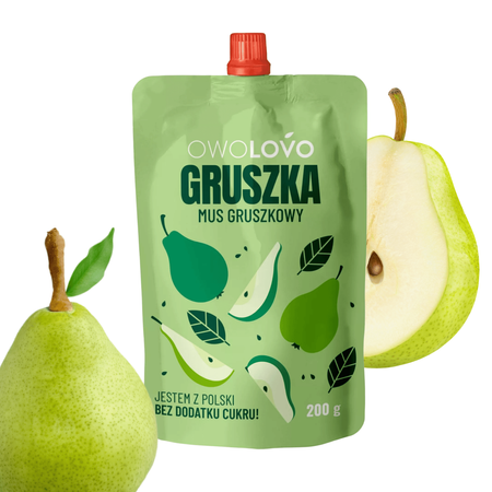 OWOLOVO Mus gruszkowy Gruszka 200g