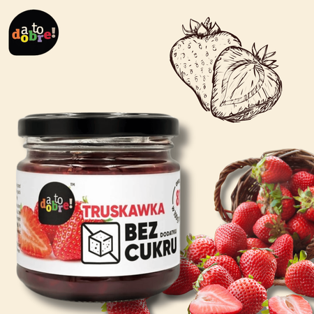 Konfitura truskawkowa A to dobre! BIOONE bez cukru wegańska 195g