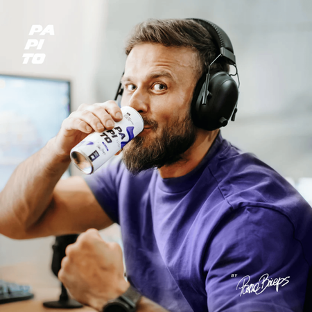 Papito Energy Epic Classic energetyk zero cukru z naturalną kofeiną 250ml