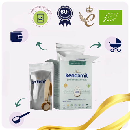 Kendamil 3 Premium DHA+ mleko następne po 12. miesiącu 600g