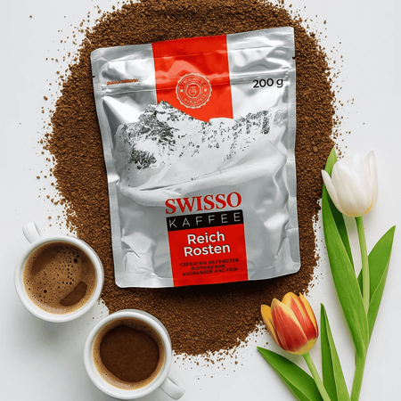 Kawa rozpuszczalna Arabica bogaty aromat Swisso Reich Rosten 200g
