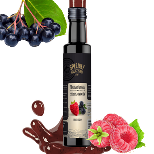 Syrop Malinowy z Aronią malina aronia domowy Specjały Galicyjskie 250ml