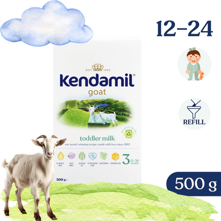 Kendamil 3 Junior DHA+ mleko kozie następne od 12. miesiąca 500g