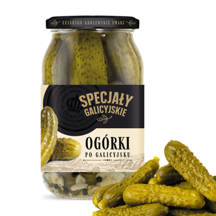 Ogórki Konserwowe domowe przetwory słoik Specjały Galicyjskie 840g