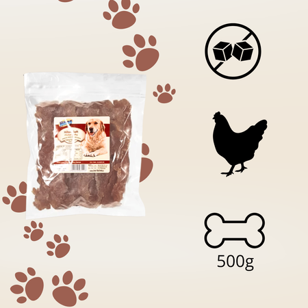 Przysmak dla psa Filet Miękkie Piersi z Kurczaka Smakołyk Hilton 500g