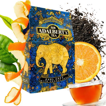 Adalbert’s Herbata Earl Grey z pomarańczą aromatyczna herbata czarna 100g