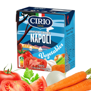 Sos Napoli Vegetables włoski sos pomidorowo warzywny Castelli Cirio 340g