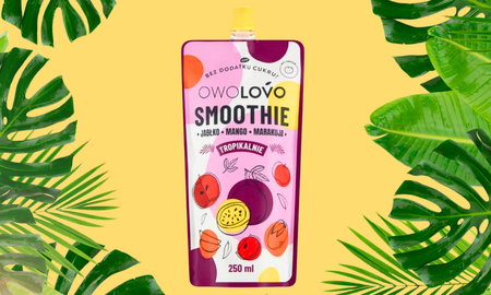 OWOLOVO Smoothie jabłko mango marakuja 250ml