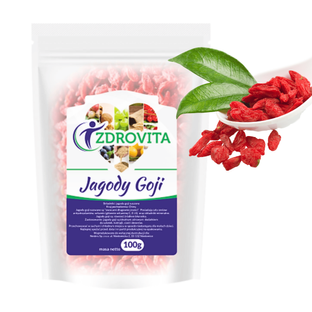 Jagody Goji suszone superfoods odporność zdrowa przekąska Zdrovita 100g