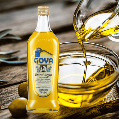 Oliwa z Oliwek Extra Virgin Szklana Butelka Hiszpania GOYA 750ml