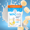 Koncentrat białka serwatkowego WPC80 banan SPOMLEK odżywka saszetka 30g