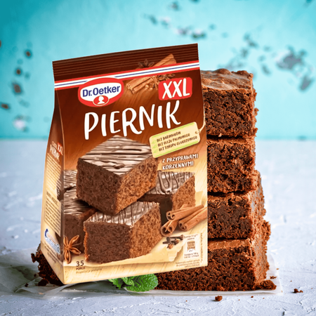 Dr Oetker Piernik XXL mieszanka do ciasta korzennego świąteczny wypiek 654g